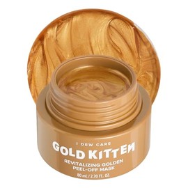 I DEW CARE Gatito Dorado | Oro 24K, Extracto De Calabaza, Mascarilla Facial Peel-Off, Reviatlizante, Apriete, Cuidado De La Piel Coreano, Piel De Vidr
