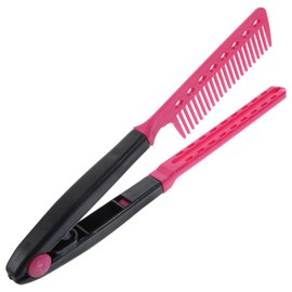 DOITOOL Straight Comb, V-Shaped Comb, Time-Saving, Glossy Hair, For Combined Hair Cutter, Salon Specifications, Hair-Free, Brush, Foldable, Portable, Beauty Tool, For Home Use, Self-Care, 23.0 x 11.5