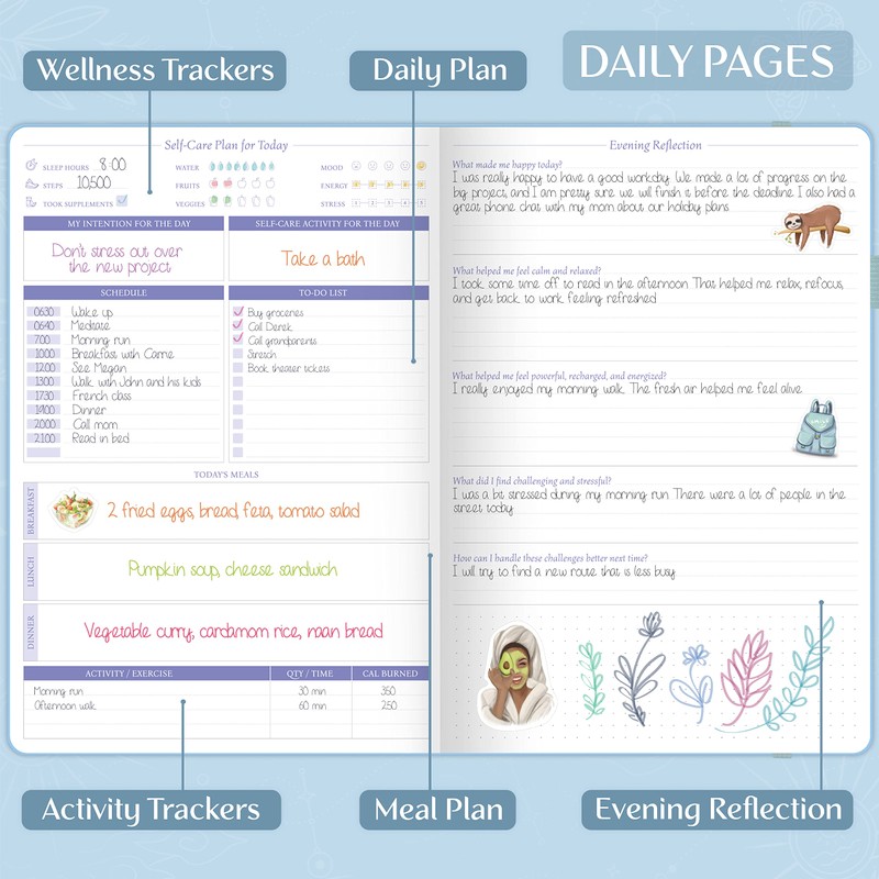 Legend Self-Care Journal – Guided Daily Reflection Journal to Support