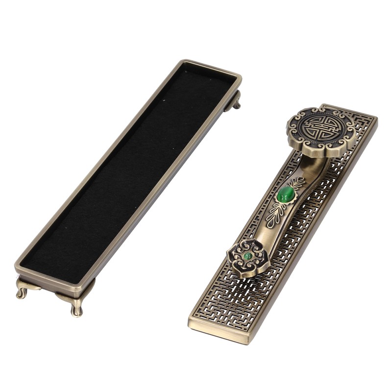 Metal Incense Holder Ruyi Antique Incense Stick Burner for Home