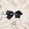 5.5 Inch Grosgrain Hair Bow Clip For Woman And Girls