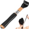 Lyyxjsltd Extendable 5 Levels of Extension, Up to 21.3 inches (54 cm), Massage Ball Design on Bottom of Handle to Reach Itchy Areas, Trigger Point Massage, Double Rod Construction Unbreakable Smooth