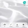MIKI WELL King Size Fitted Sheet Deep - White Bottom