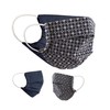 Community Masks 2-pack set unisex makeshift mask reversible mouth protection