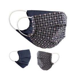 Community Masks 2-pack set unisex makeshift mask reversible mouth protection mask mouth and nose protection reversible mask with print cotton BCI washable