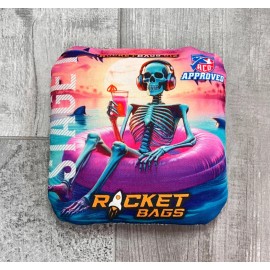 Rocket Cornhole Bags Stage 1 Shark Bait Paradise Carpet Cornhole Bags ACO Approved 5.5/9 speeds
