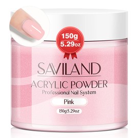 SAVILAND Acrylic Powder Nails 150 g Pink Acrylic Powder for Nails Large