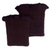 Großhandel für Schneiderbedarf Cuffs Dark Brown Chunky Knitted, brown