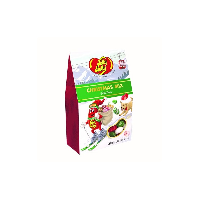 Jelly Belly - Christmas Mix Mini Gable Box, 45g x