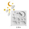 Star Moon Clouds Shaped Silicone Fondant Molds DIY Candy Chocolate