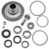 Rear Differential Ring Pinion Gear & Bearings Seals Kit Compatible