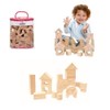 Edushape Edu Blocks – Ed 716071 Faux Wood 80pcs Building