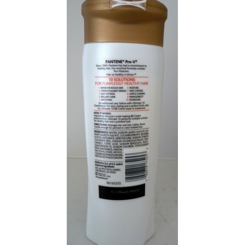 Pantene Pro-V Ultimate 10 Shampoo & BB Conditioner 10 In