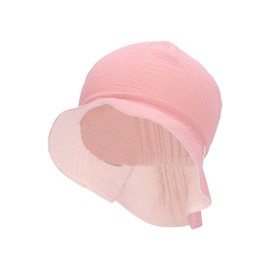 Sterntaler Unisex Children's Reversible Sun Hat Plain Children's Hat, Pale Pink