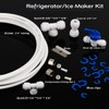 Frizzlife IMC-1 Ice Maker Fridge Water Line Installation Kit Fits