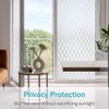 VELIMAX Lattice Frosted Window Film Window Privacy Film Static Cling