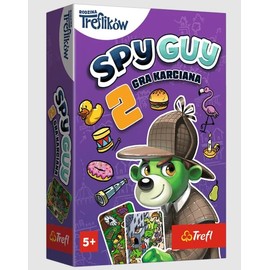 Trefl - Spy Guy 2 Card Game - Cooperative Observation Game, Pocket Family Game, Search Trail, for Adults and Kids Ages 5+