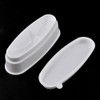 ANCLLO Nail Dipping Container Nail Powder Dipping Container White