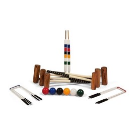 Uber Games Family Croquet Set (6 Player, Nine Wicket)