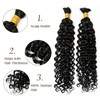 Bulk Hair Double Drawn Human Bundles Spanish Curly Extensions For