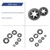 QUARKZMAN Pack of 200 Inner Tooth Star Discs Assortment M2