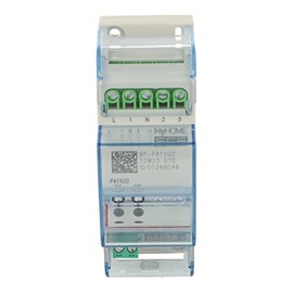 attuatore a 2 rele 2 moduli DIN bus F411U2