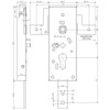 Nemef 1836/42 Garage Door Lock Side and Bottom Closing