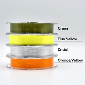 Sbirulino® Fishing Line Fluorocarbon Coating Trout 150-500-1000 m, Diam. from 0.12 to 0.25. Special Trout Competition.