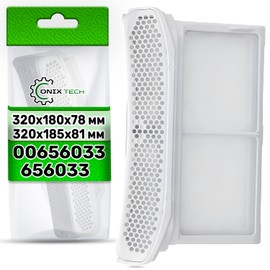 Lint Filter for Dryers 320 x 180 x 78 mm 656033 00656033 for Bosch for Siemens