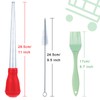 Boao 7 pcs Turkey Baster Bulk Set Includes 4 Heat
