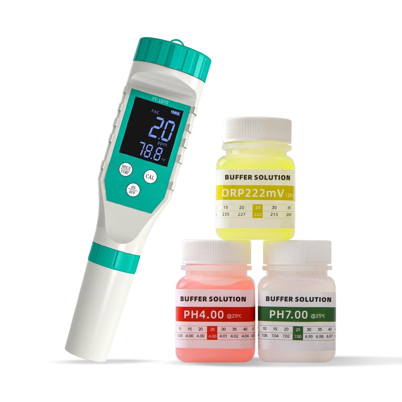 Slyfox Free Residual Chlorine Measuring Instrument, Water Quality Tester, 7