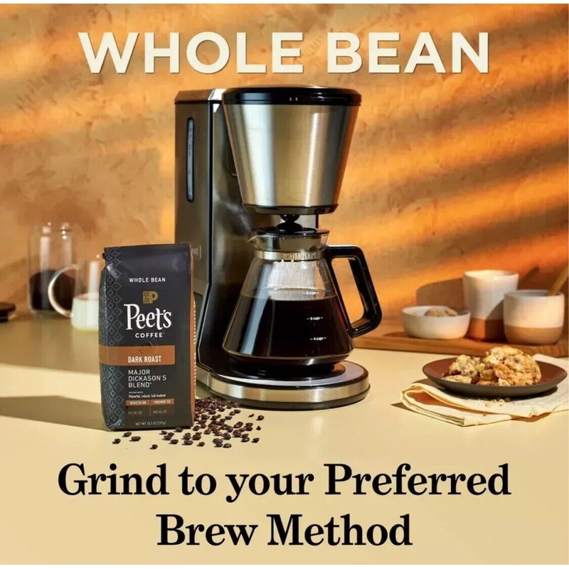 Peet's Coffee 2 Pack Peet's Coffee Major Dickason's Blend Whole