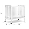 DaVinci Jenny Lind 3-in-1 Convertible Mini Crib in White, Removable
