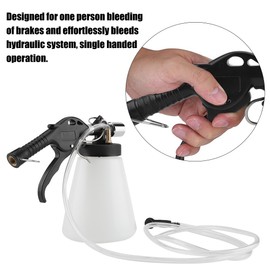 KIMISS Brake Bleeder,Car Brake Bleeder Bleeding Fluid Change Kit Air Pneumatic Garage Vacuum Tool Set 90-120PSI