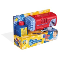 PUSTEFIX Bubble Bazooka - 36 Nozzles for Giant Bubble Waves, LED Light for an Impressive Bubble Show - Includes 250ml PUSTEFIX Liquid for Bubble Fun Outdoor and Indoor