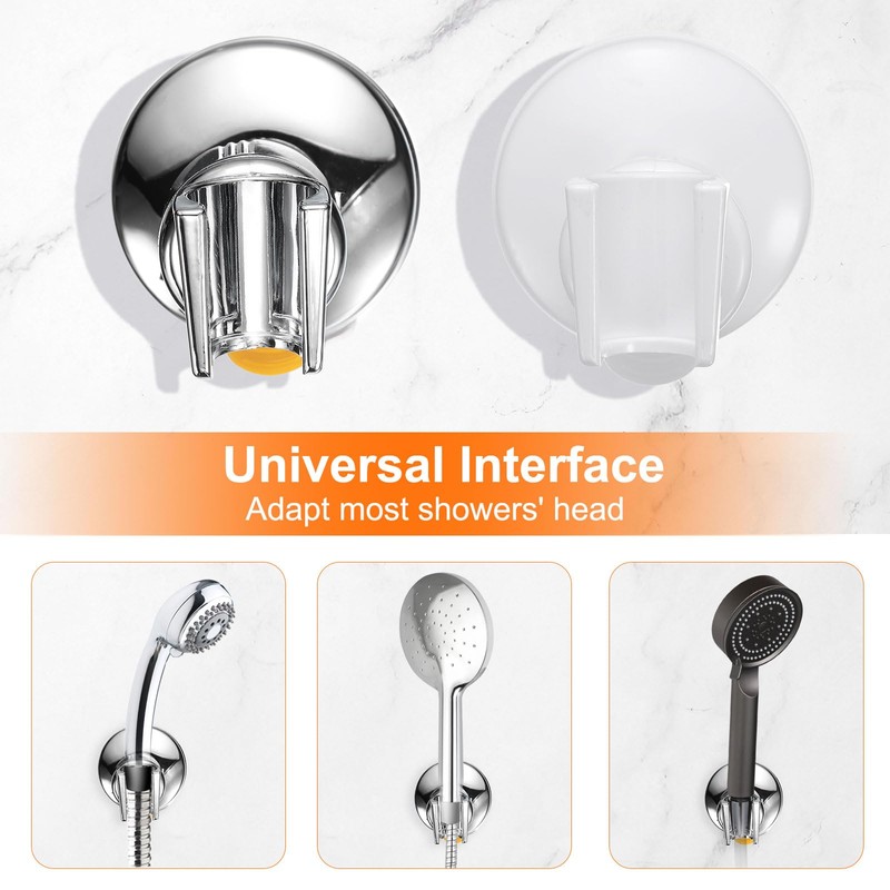 uxcell Shower Head Holder, Suction Cup Shower Head Holder, Handheld