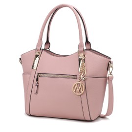 MKF Collection Tote Satchel Handbag for Women: PU Leather Shoulder Bag – Top-Handle Purse, Ladies Pocketbook By Mia K