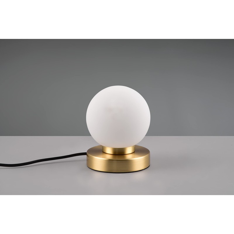 Reality Leuchten Prinz II R54011008 Table Lamp Metal Brass Matt