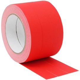 ROSEUP Gaffers Tape 1" x 33 Yards, Cloth Matte Red Tape, Non Reflective Gaffer Tape Heavy Duty Waterproof Easy to Tear Gaff Cloth Tape
