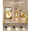 PESUTEN Zoomable Picture Light for Wall, Battery Operated Art Light