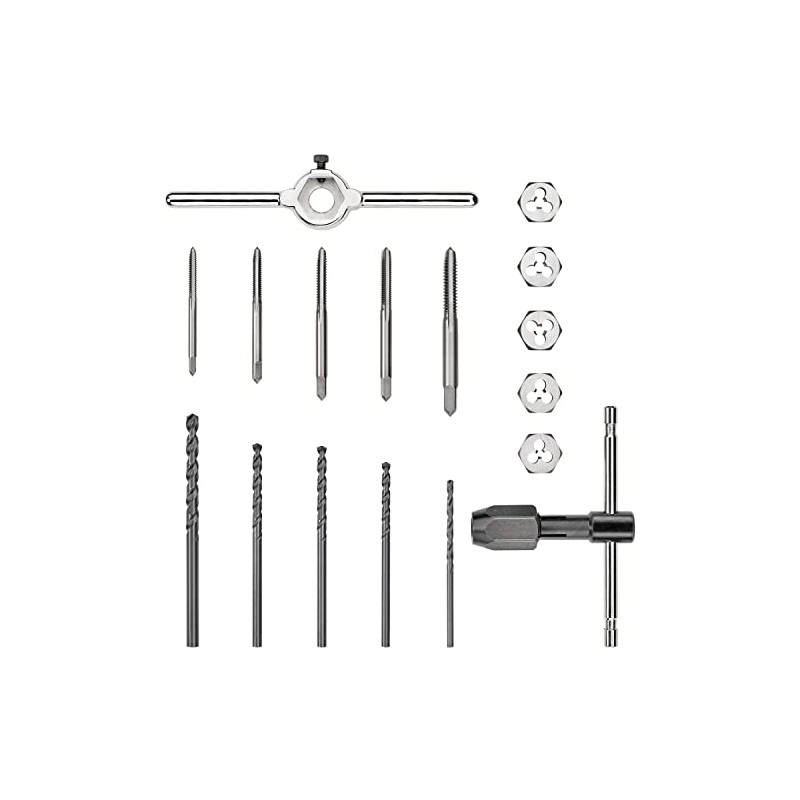 DEWALT DWA1451 17 PC FRACTIONAL TAP & DIE SET