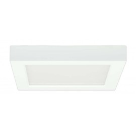 Satco S29332 Transitional LED Flush Mount in White Finish, 7.00 inches, 7 Inches