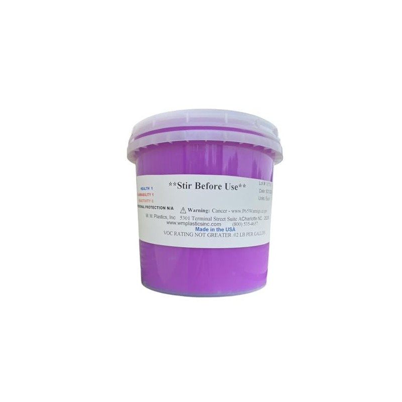 Plastisol Ink for Screen Printing-Quart (Fluorescent Violet)