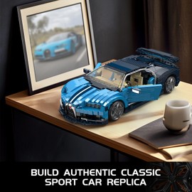 Mould King 10111 Super Sports Car Building Blocks, 1222 Pieces Racing Car Model Toy, Creative Idea Vehicle Collectible for Kids/Adult