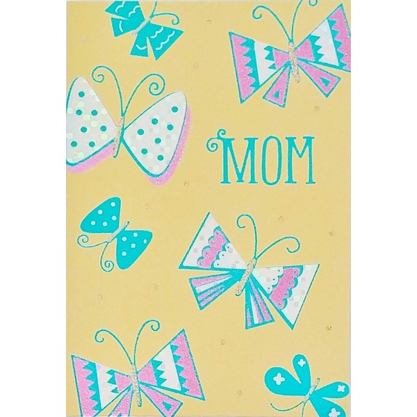 Let's Celebrate You For The Mom You Are and For All The Good You Bring Into The World Every Day - Happy Birthday Greeting Card with Butterflies