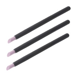 STOBAZA 3pcs Grinding Head Professional Cuticle Pusher Nail Remover Tool Nail Sanding Sticks Nail File Tools Dead Skin Repairing Nail Art Pusher Nail Pusher Nail Tool Black Plastic
