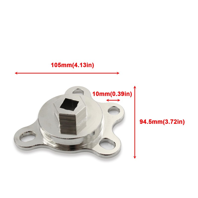 LVOUP Crankshaft Turning Tool Engine Rotation Adapter Tool Compatible with