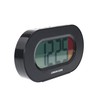 Black Digital Dual Twin Talking Alarm Clock