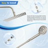 Hibbent All Metal 1 Pack Shower Head Flow Control Valve,