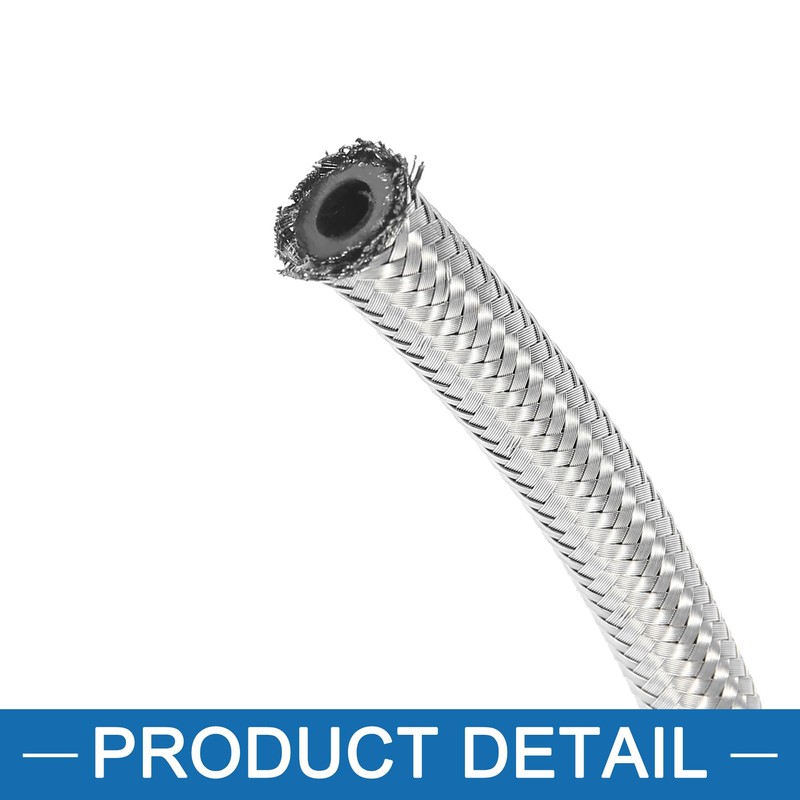 A ABSOPRO 4AN Fuel Hose Reliable AN4 1/4"Braided 10FT CPE